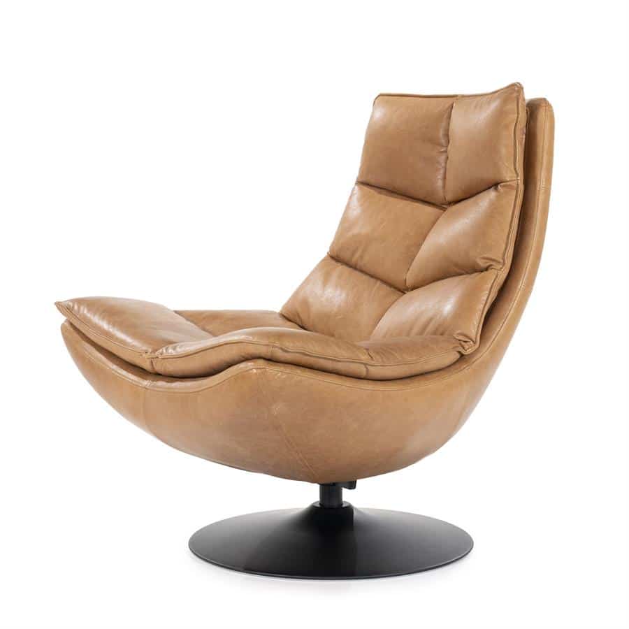 cognac boho leder