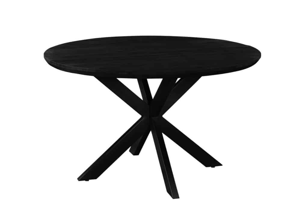 Jesper Round Black 130cm