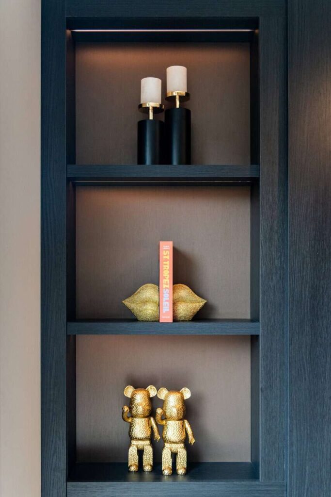 Deco object beer goud (Gold)